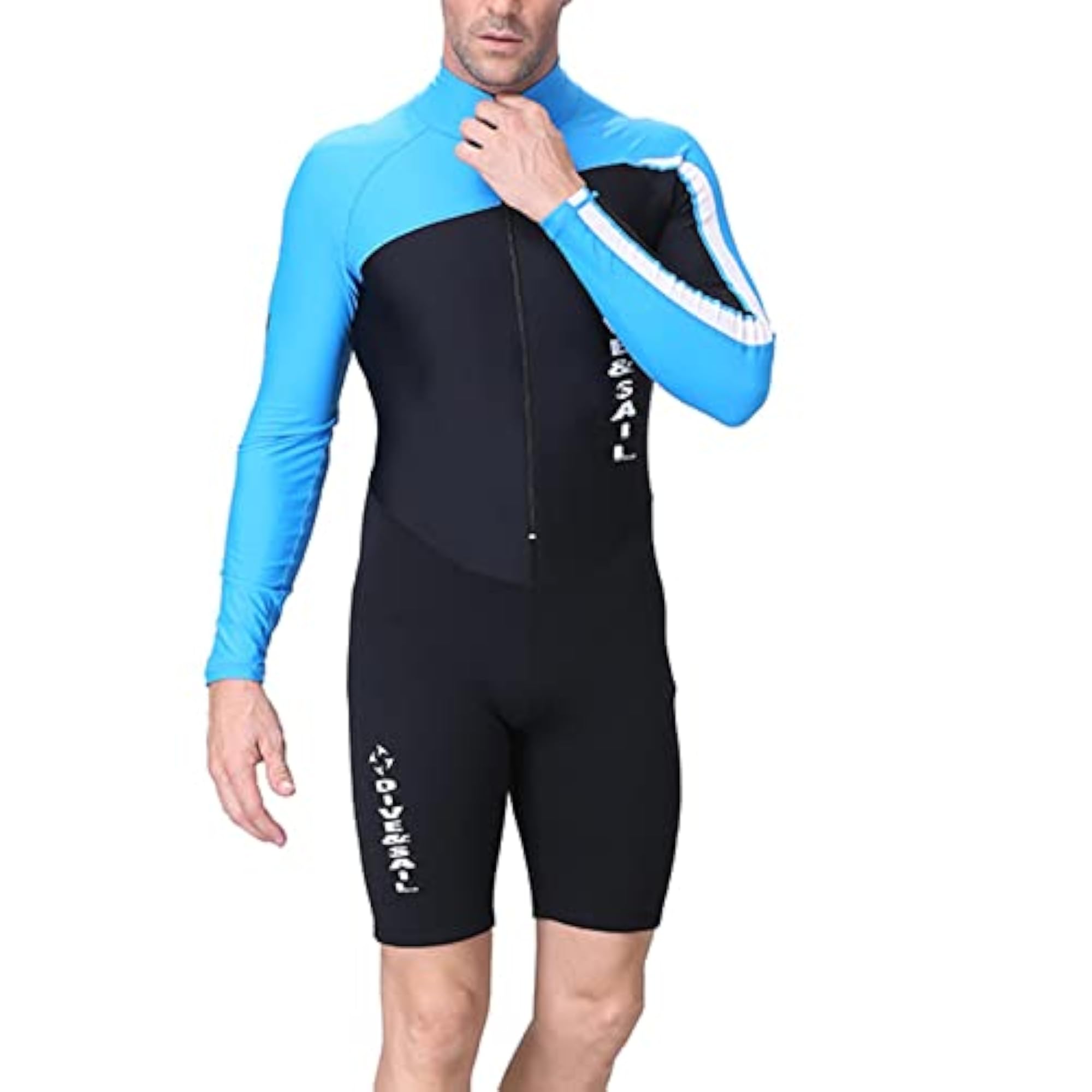 Long Sleeve Front Zip Diving Suit for Water Sports